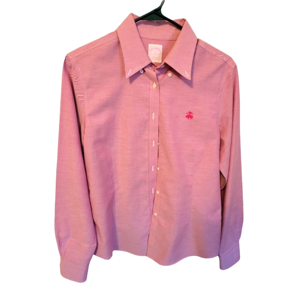 Brooks Brothers. Women's Button down. Pink-size 10.